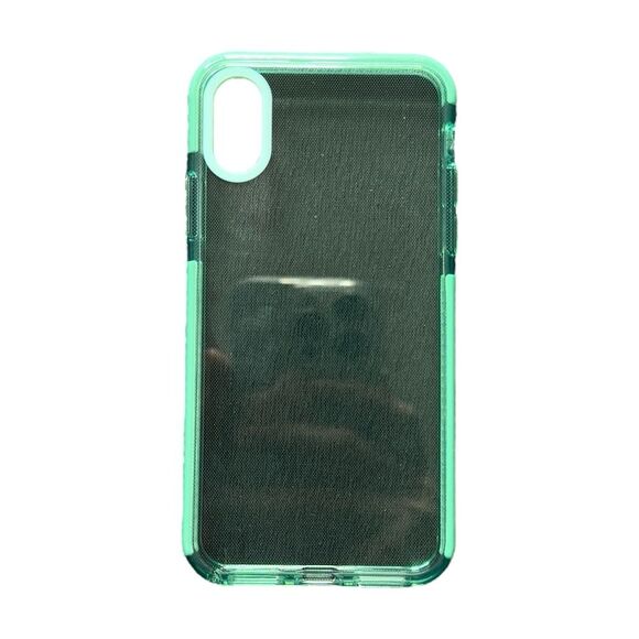 Green Transparent Iphone XS case - Picture 2 of 6